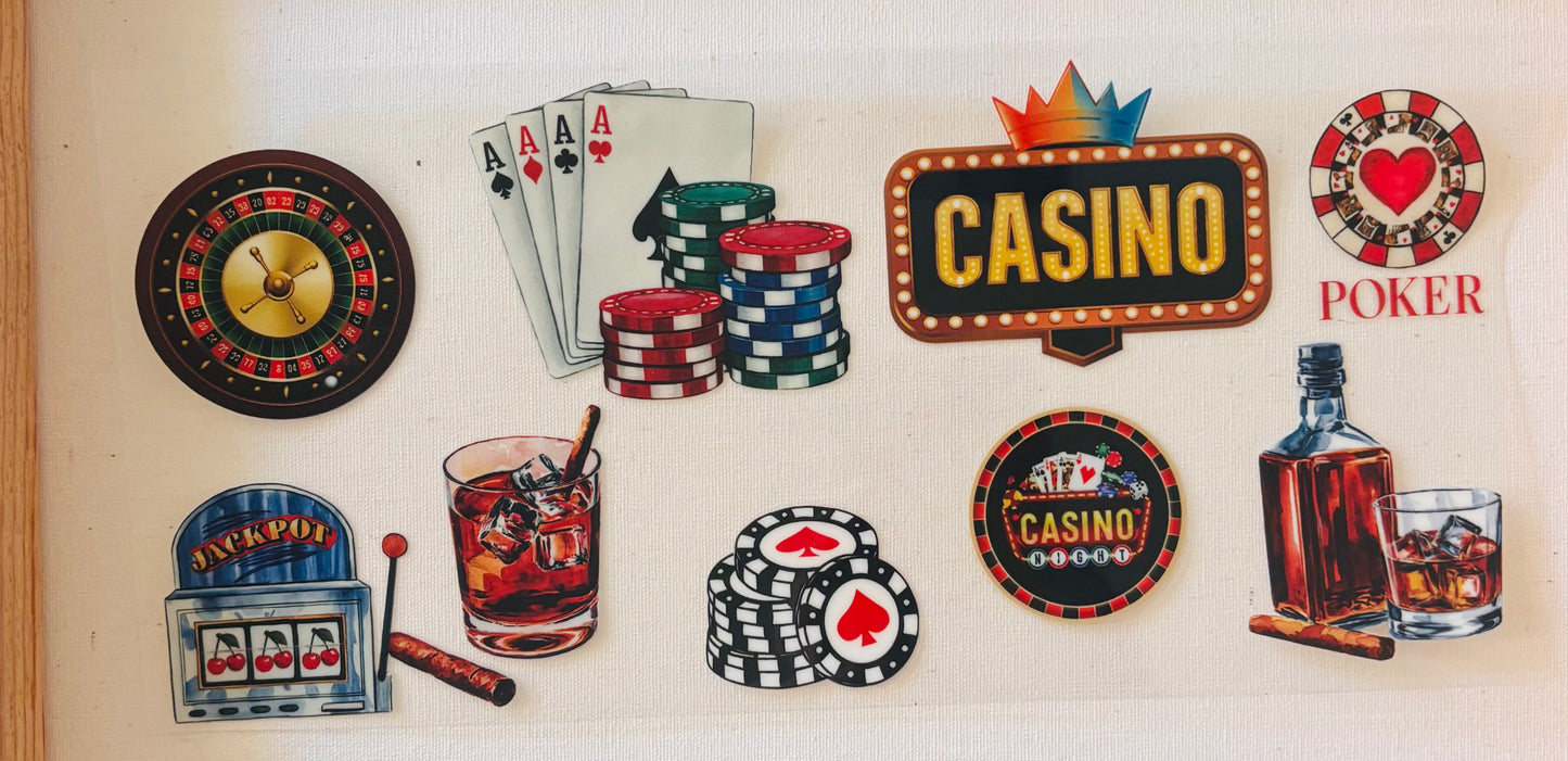 Casino Worker 16oz UV DTF Wrap
