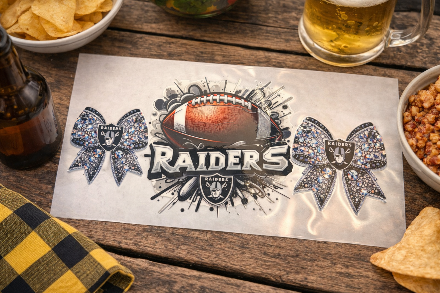 16oz Raiders UV DTF Wrap