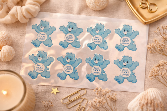 16oz Bear UV DTF Wrap