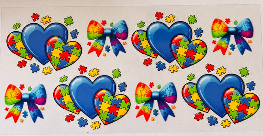 Autism Awareness 16 oz UV DTF Wrap