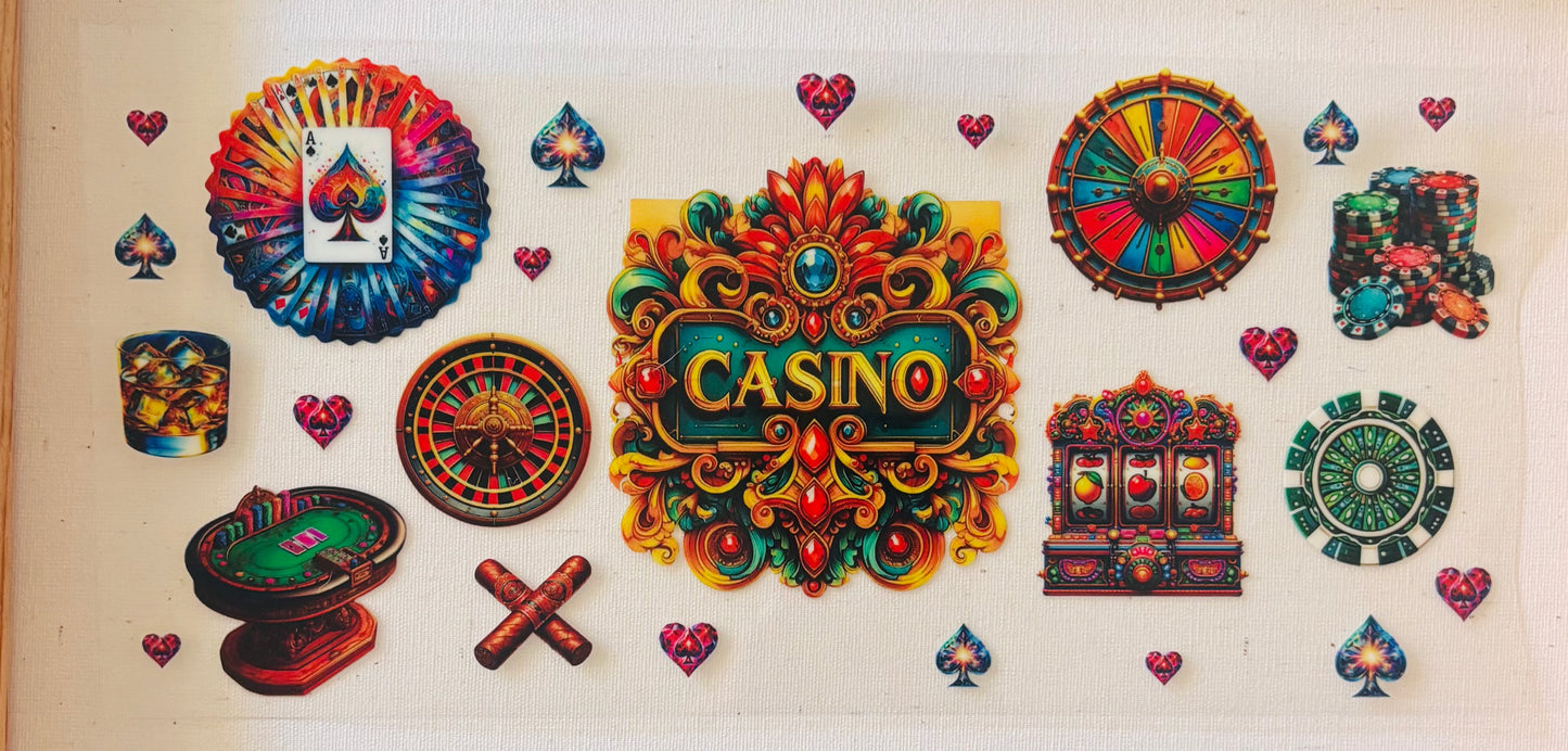 Casino Worker 16oz UV DTF Wrap