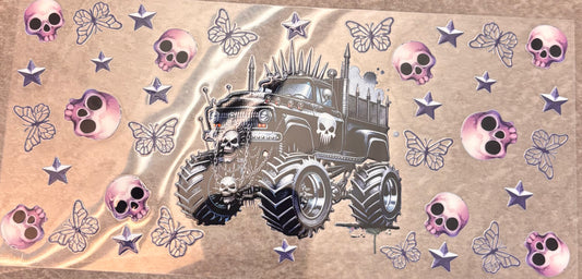 16oz skull monster truck