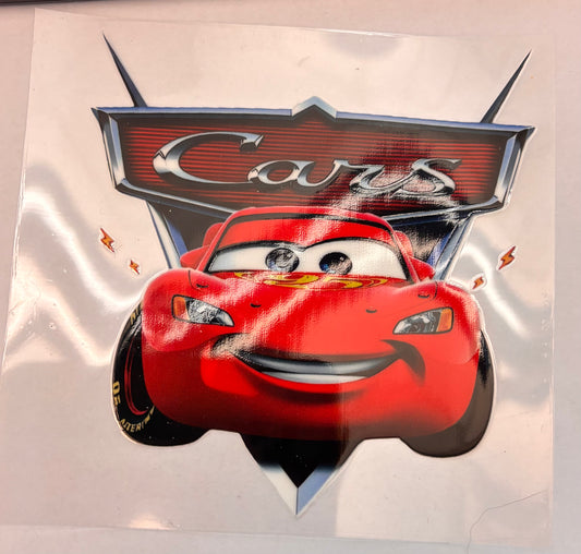 Red Car 4 inch decal