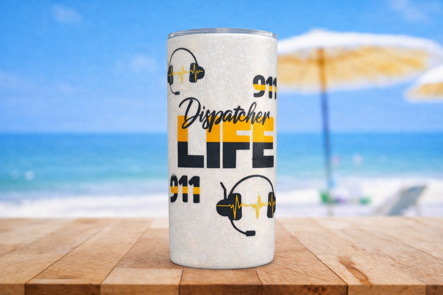 911 Dispatcher 16oz UV DTF Wraps