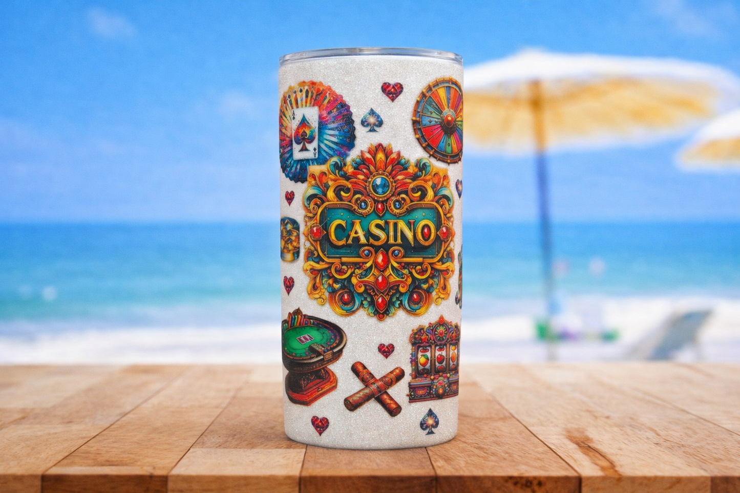 Casino Worker 16oz UV DTF Wrap
