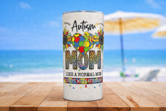 Autism Mom 16oz UV DTF Wrap