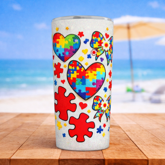 Autism Awareness 16oz UV DTF Wrap