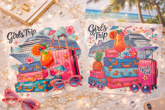 16oz Girls Trip UV DTF Wrap