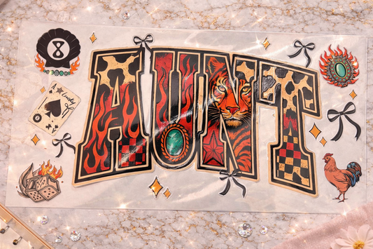 16oz Aunt UV DTF Wrap