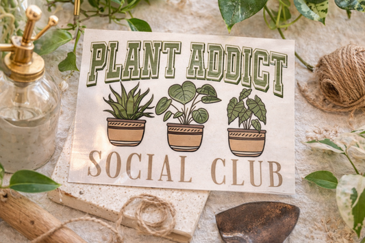 Plant 4 inch decal