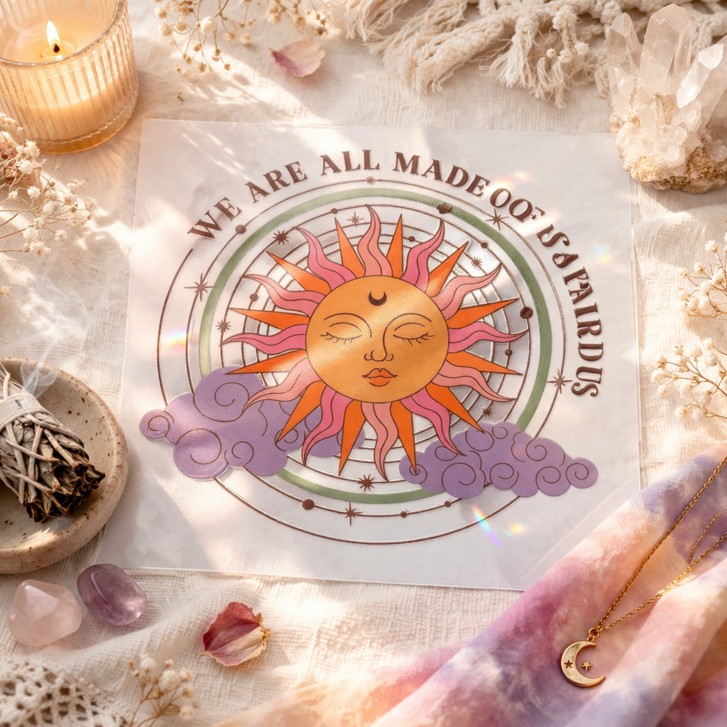 4 inch Sun Decal