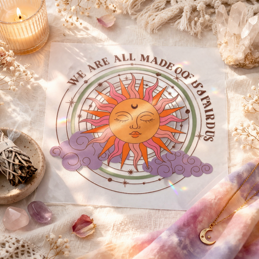 4 inch Sun Decal