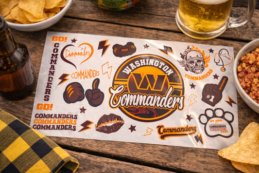 16oz Commanders UV DTF Wrap