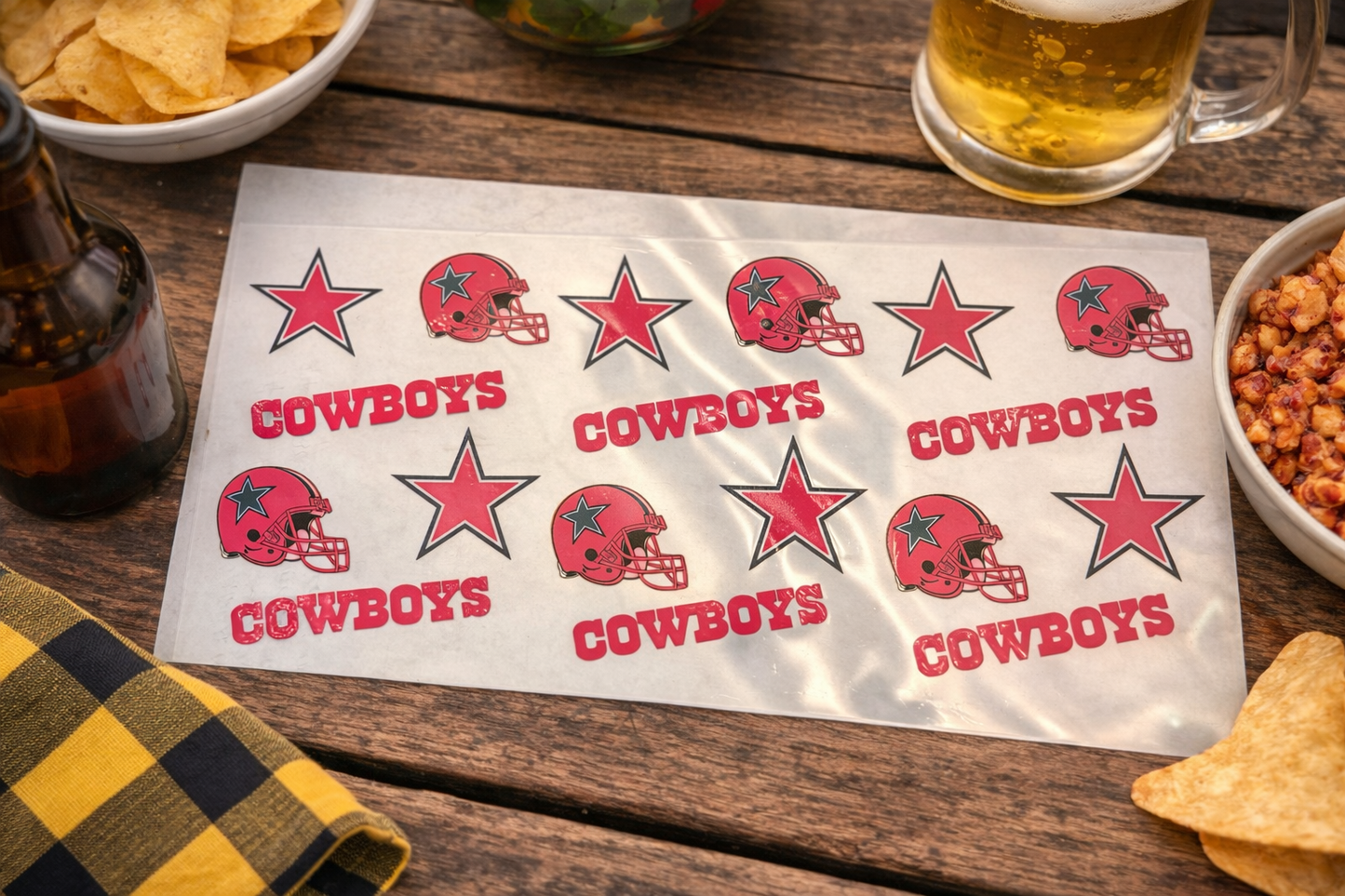 16oz Cowboy UV DTF Wrap